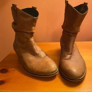 Steve Madden Leather Ankle Boots